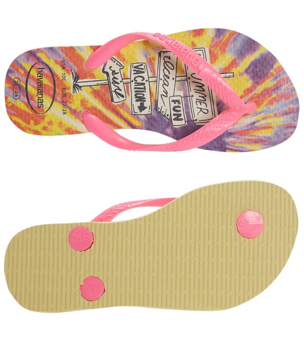 Havaianas Kids  Slim Fashion Flip Flop (Toddler, Little Kid) Online - Image 4