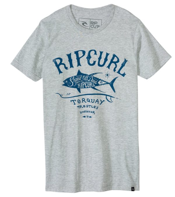 Rip Curl Men s Poke Poke Heather Short Sleeve Tee Online now - Image 4